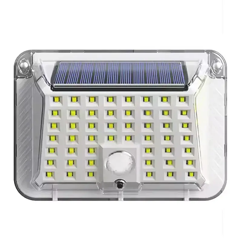 GIGAWATTS GW-606 90 LED Solar Wall Light Motion Sensor with 800mAh Battery IP44 Rating for Garden, Lawn & Outdoor(White) Best Choice