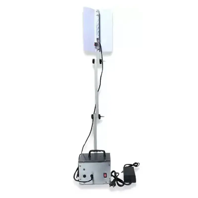 Worldwide Shipping Solar Universe India 12W LED Tube Hawker & Fruit Cart Adjustable Light with Solar Panel, Inbuilt Battery & Charger