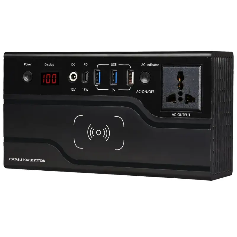 Bargain GIGAWATTS FCP200X 200 W Portable Power Station 130Wh Lithium-ion Battery Solar Generator for Outdoor, Camping and Home