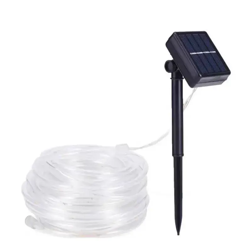 GIGAWATTS GW-502-200 22m Solar Strip Lights 200 LED 800mAh Ni-MH Battery 100mA Panel for Outdoor & Garden (Warm White) 5.0 Modern