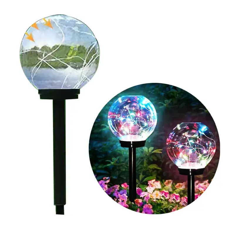 Buy Online GIGAWATTS GW-906 Solar Globe Garden Light 20 LED2V Panel & 600mAh Ni-MH Battery for Home, Garden, Backyards, Pathways