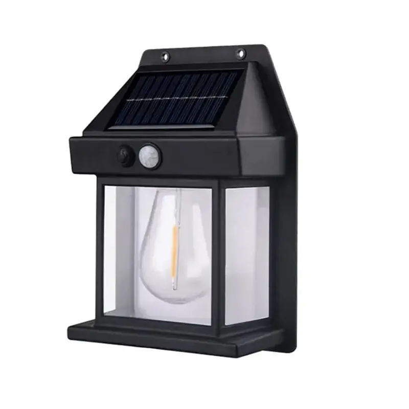GIGAWATTS Solar Wall Lights Outdoor Motion Sensor Auto Chargeable Exterior for Front Porch Patio Garden (Warm Yellow) Save Now