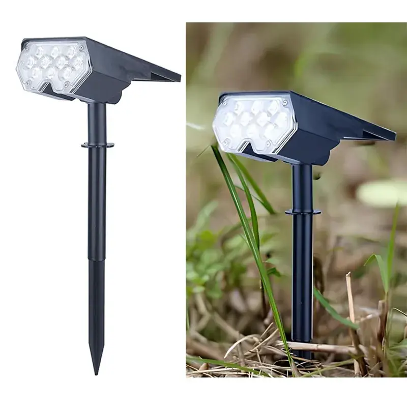 Free Shipping GIGAWATTS GW-702 Solar Landscape Spotlight 20 LED 2000mAh Li-ion Battery 300lm 2W Polysilicon Panel for Outdoor Usage