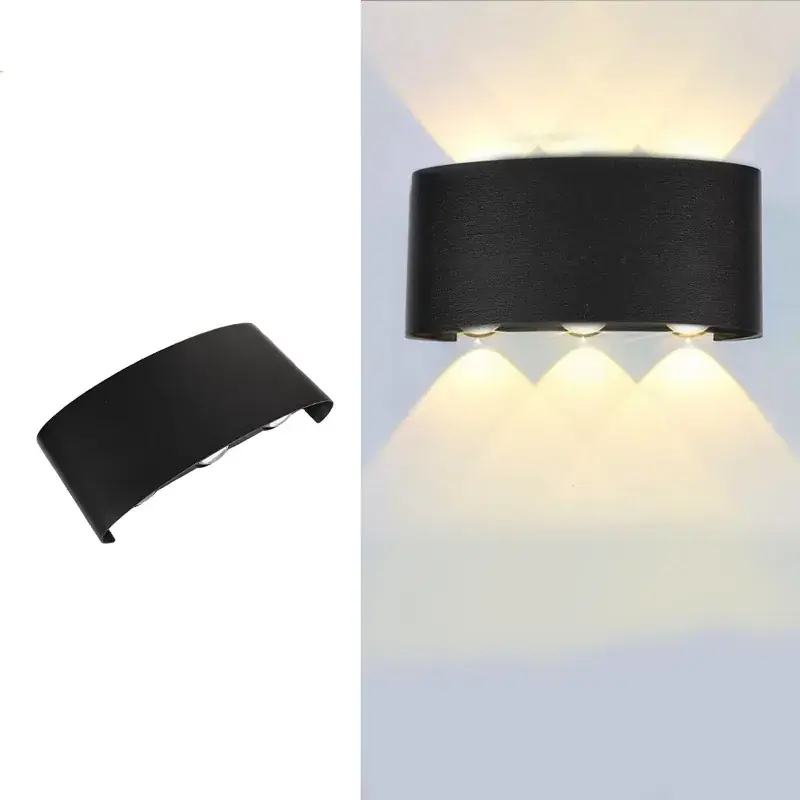 Grab Now GIGAWATTTS 6-Watt U-Shaped Up Down LED Wall Light Outdoor Indoor BIS Approved Waterproof Lamp for Garden, Patio & Fence
