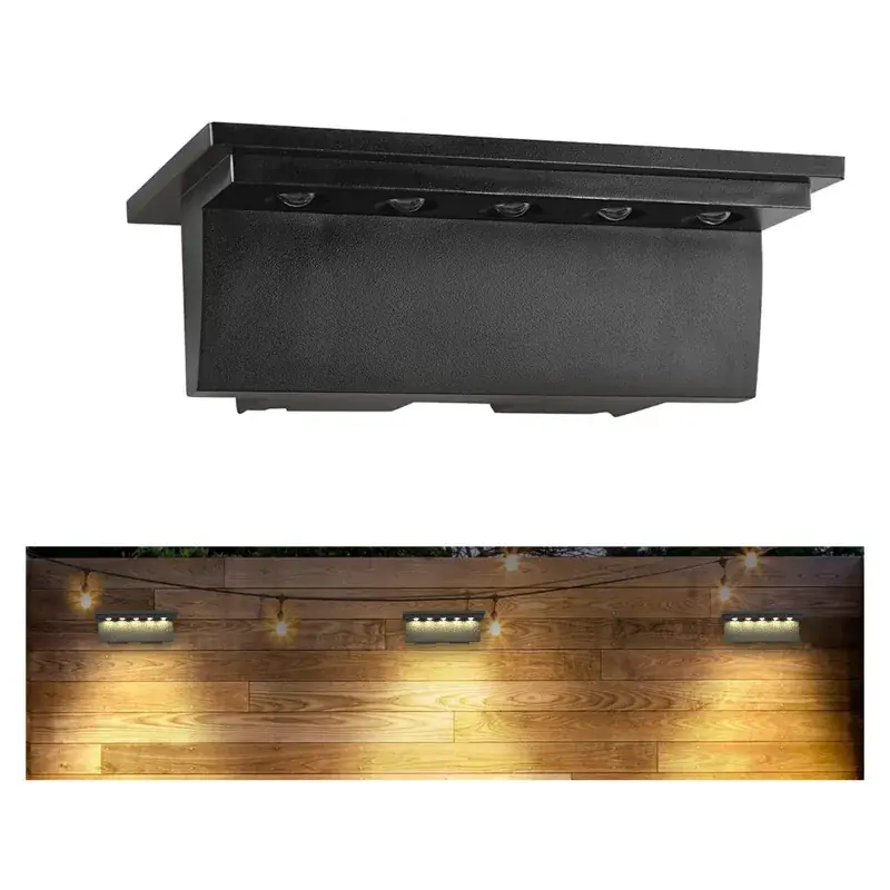 Bargain GIGAWATTS GW-708 Solar Deck Light 1200mAh AA Ni-MH Battery 11lm L-Shaped Step LED with 1W Polysilicon Panel