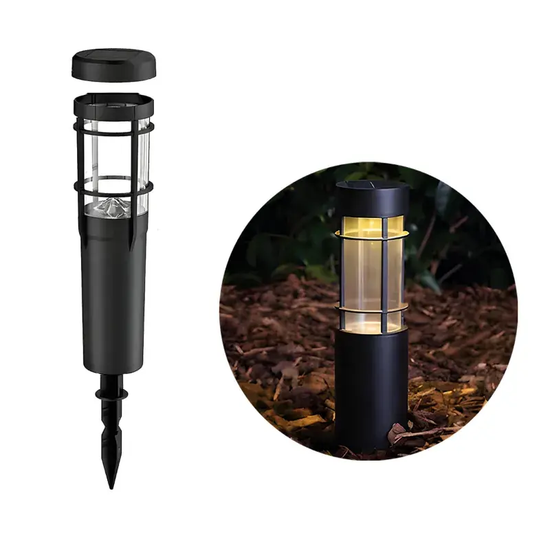 GIGAWATTS GW-231A Solar LED Pathway Lamp Light with 800mAh AA Ni-MH Battery & Panel for Walkway, Lawn & Garden Decoration 5.0 Super Sale