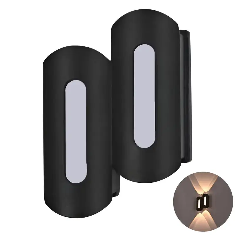 GIGAWATTS 4W + 2W COB LED Wall Light Front Exterior Curve Lamp for Bedroom, Living Room, Interior & Hall Balcony Sale