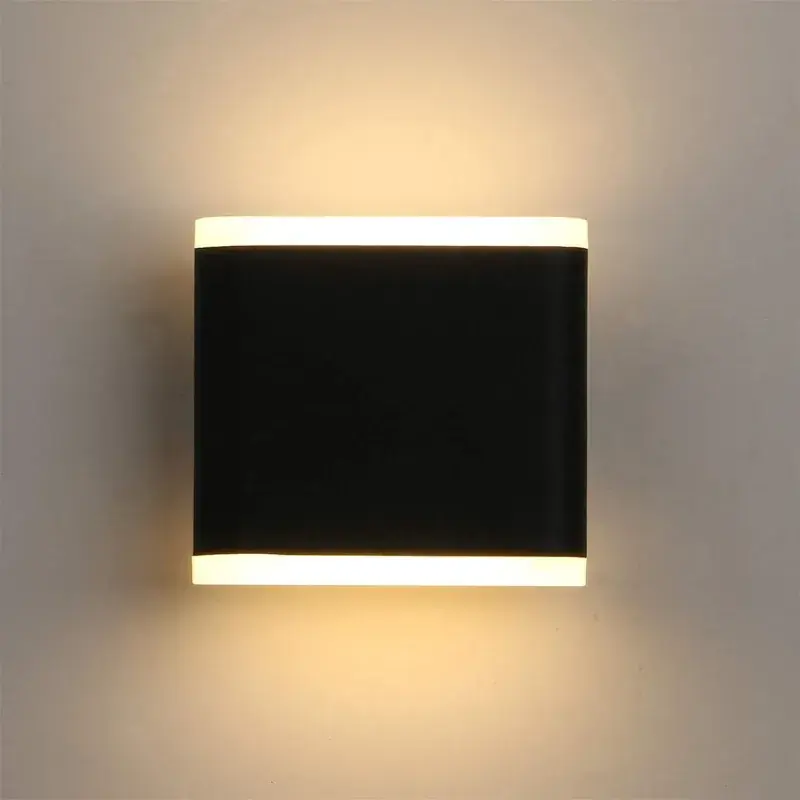 Worldwide Shipping GIGAWATTS 6W Modern Acrylic LED Lamp 120V Decorative Wall Light Half Cylinder Lighting for Home, Garden, Living Room
