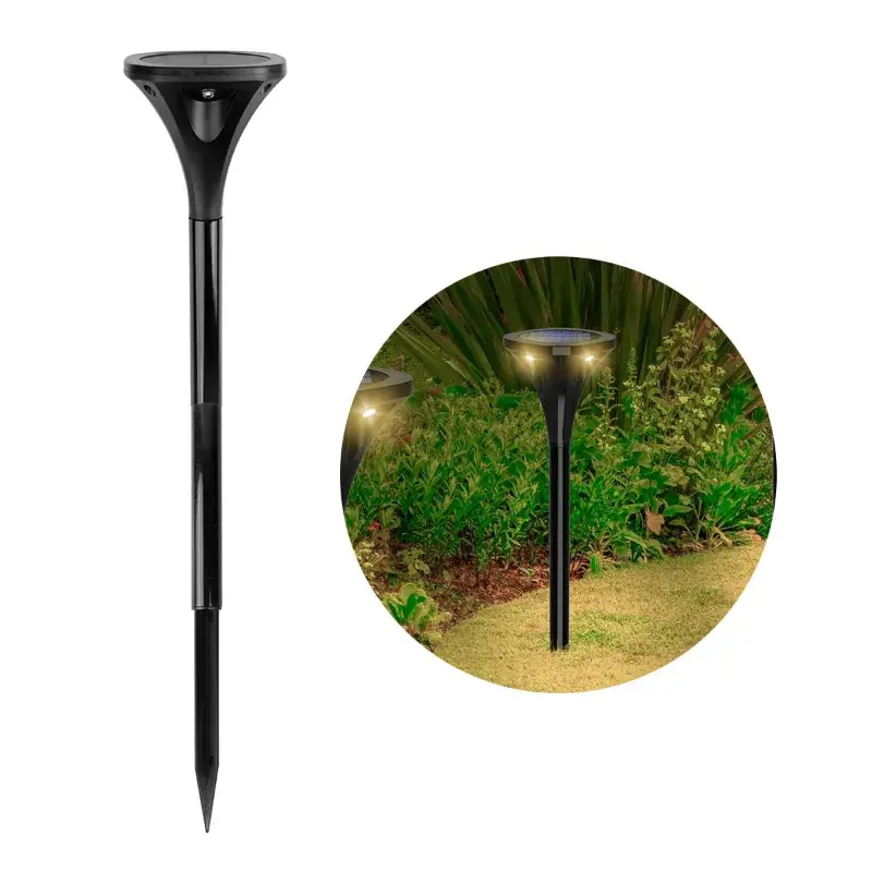 Budget GIGAWATTS GW-705 Solar Light LED Path Spotlight with 5.5V/1W Panel 3.7V/2000mAh Lithium Battery for Garden & Outdoor Usage
