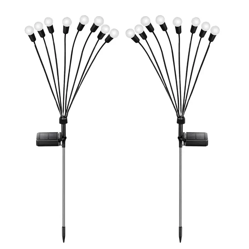 GIGAWATTS GW-302WW Solar Firefly Light with 3V Panel 600mAh Battery BIS Approved for Garden Lawn Patio Pathway (Pack of 2) 5.0 Buy Online