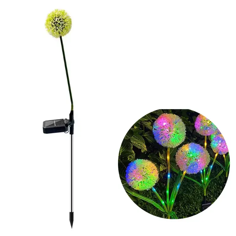 Best Choice GIGAWATTS GW-920 15 LED Solar Dandelion Flower Lights with 600mAh Battery 2V Panel Lamp for Garden, Pathway, Backyard