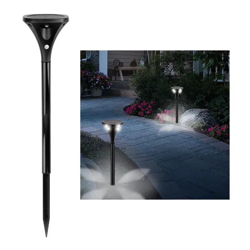 GIGAWATTS GW-706 Solar Light Spike Spotlight with 5.5V/1W Panel 3.7V/2000mAh Lithium Battery for Garden, Pathway & Yard Free Delivery