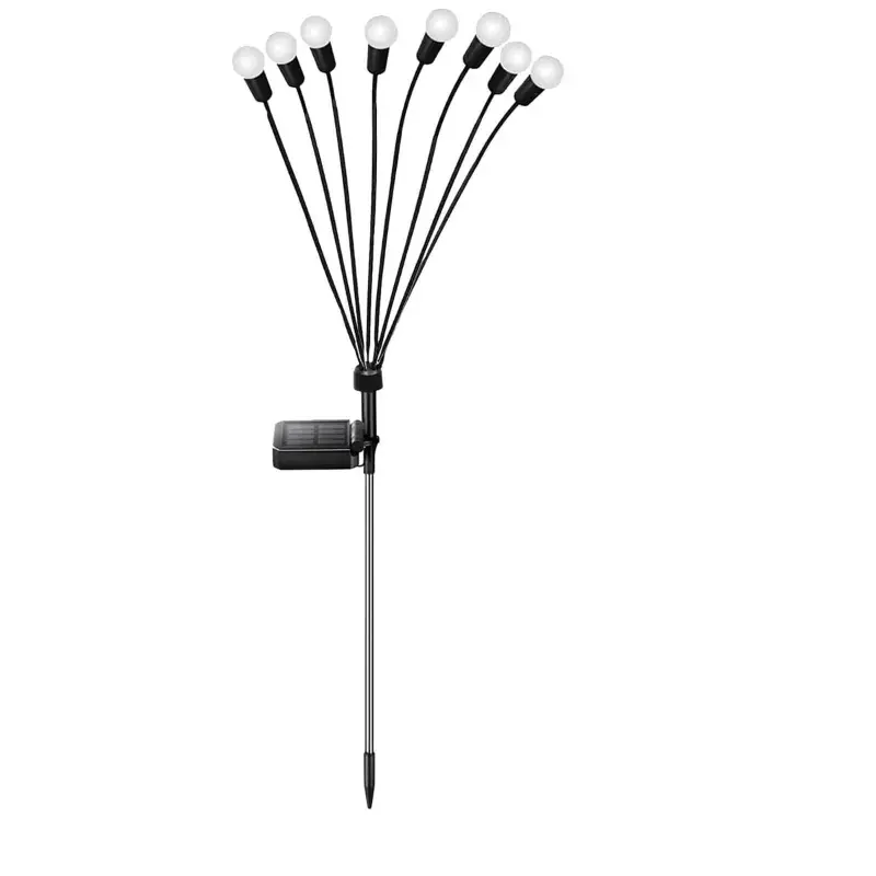 GIGAWATTS GW-301WW 8 LED Solar Firefly Plug-in Ground Lamp For Lawn Outdoor Yard Backyards Pathways Campgrounds(Pack-Pack of 2) 5.0 Sale