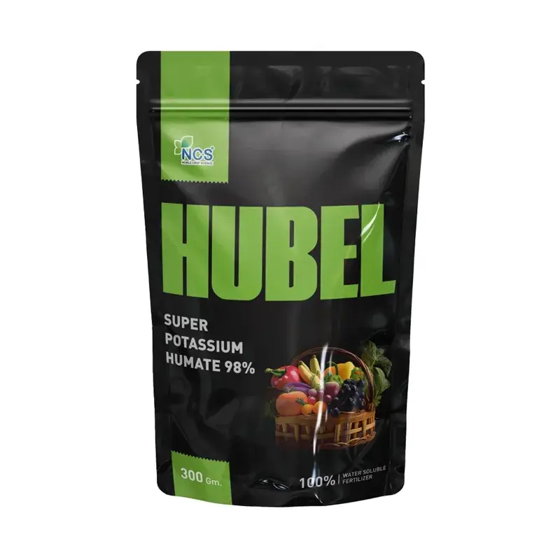 Nobel Crop Science HUBEL (Humic Acid 98%) 300 gm Super Potassium Humate(Quantity-1 packet) 5.0 Same Day Shipping