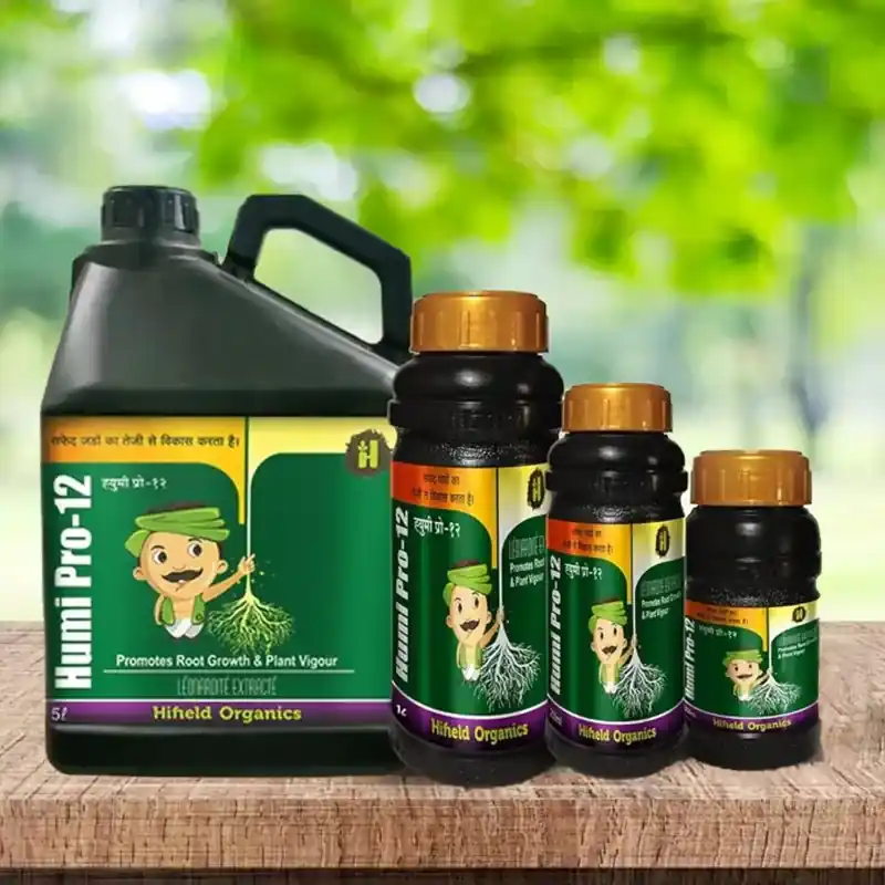 HiField Humi Pro 12 (Humic Acid 6% & Fulvic Acid 6%) , Roots Growth Promoter(Quantity-250ml) 5.0 Exclusive