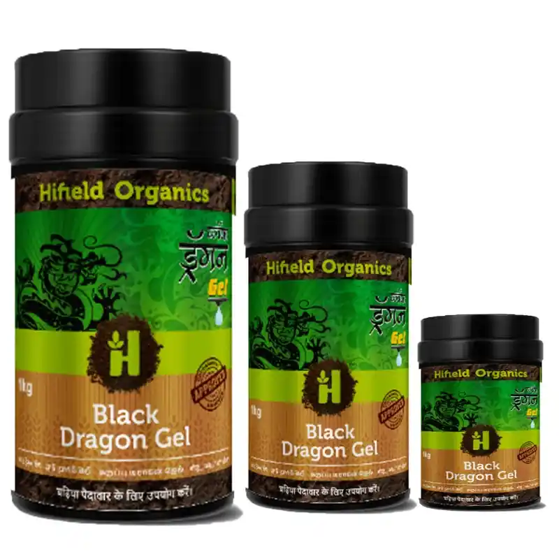 Exclusive Hifield Black Dragon Gel (Humic Acid +Seaweed Extract), Growth Promoter(Quantity-200 gm)