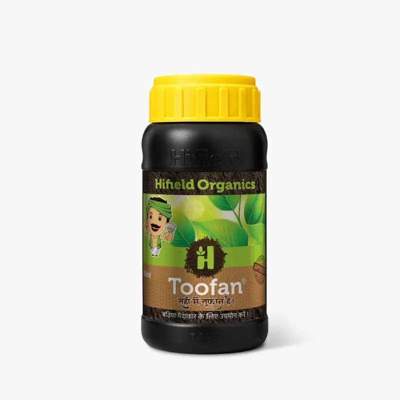 Deal Hifield Toofan (Premium) Advanced Vitamin C, Seaweed & Fulvic Humate Bio-Stimulant for Enhanced Crop Growth(Quantity-250 ml)