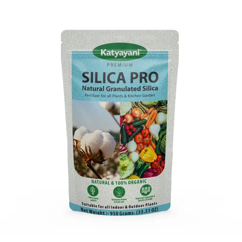Warranty Included Katyayani Silica Pro (Natural Granulated Silica) Gardeners - Organic Fertilizer | 950 gm(Pack-1 x 950 gm)