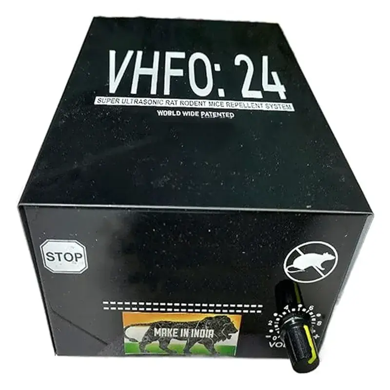 Warranty Included Ultrasonic Rat, Rodent, Lizard Repellent Machine for Home, Office, Garden, Storage and Factory
