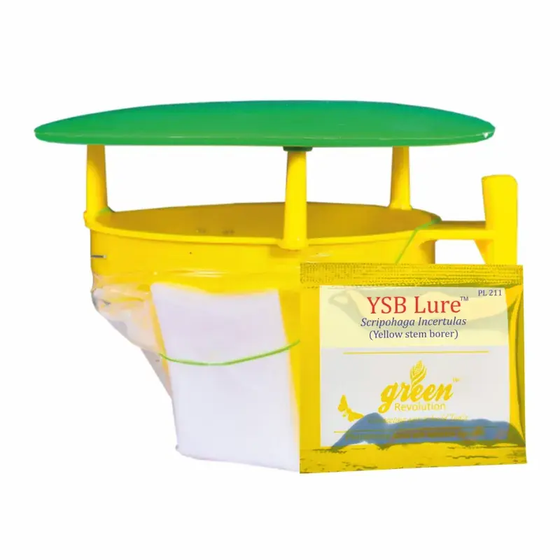 Green Revolution Highly Effective Funnel Insect Trap with YSB Insect Lure(Pack-15 pcs) 4.0 Free Shipping