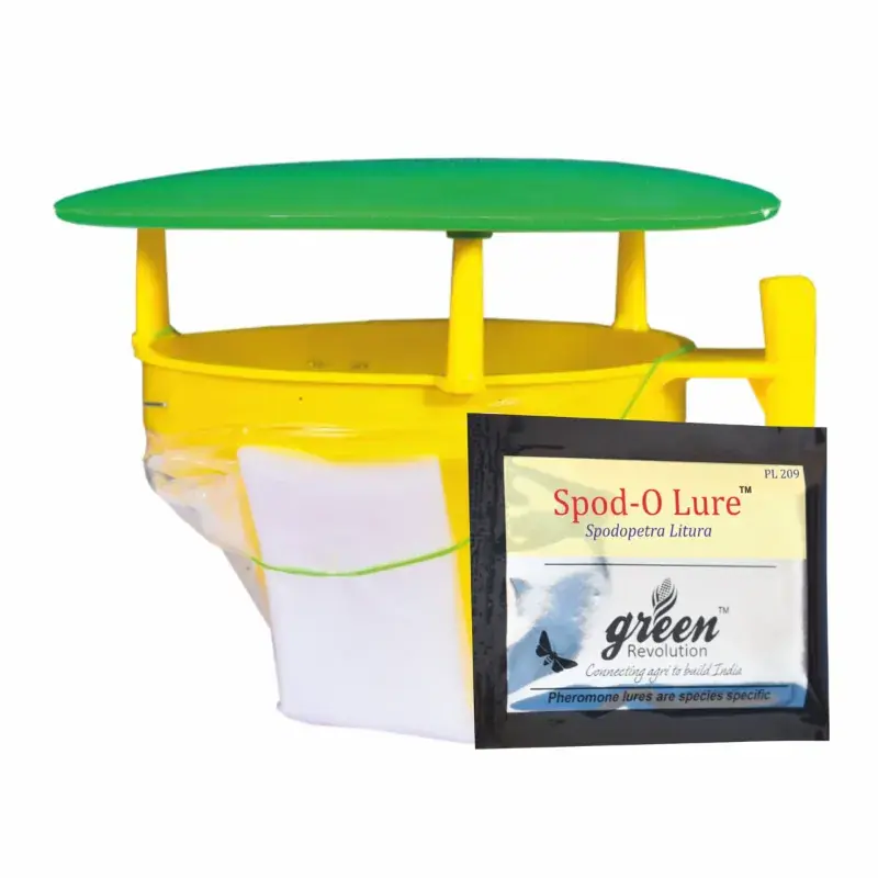 Green Revolution Highly Effective Funnel Insect Trap with Spodo-O-Lure(Pack-15 pcs) 5.0 Markdown