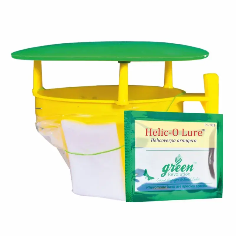 Green Revolution Highly Effective Funnel Insect Trap with Helco-O-Lure(Pack-15 pcs) Low Price