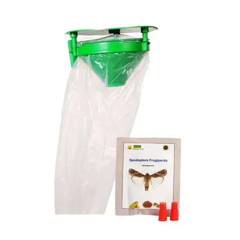 WAVAR Funnel Trap with Spodoptera Frugiperda | Fall Armyworm(Pack-6 Traps with 6 Lures) In Demand