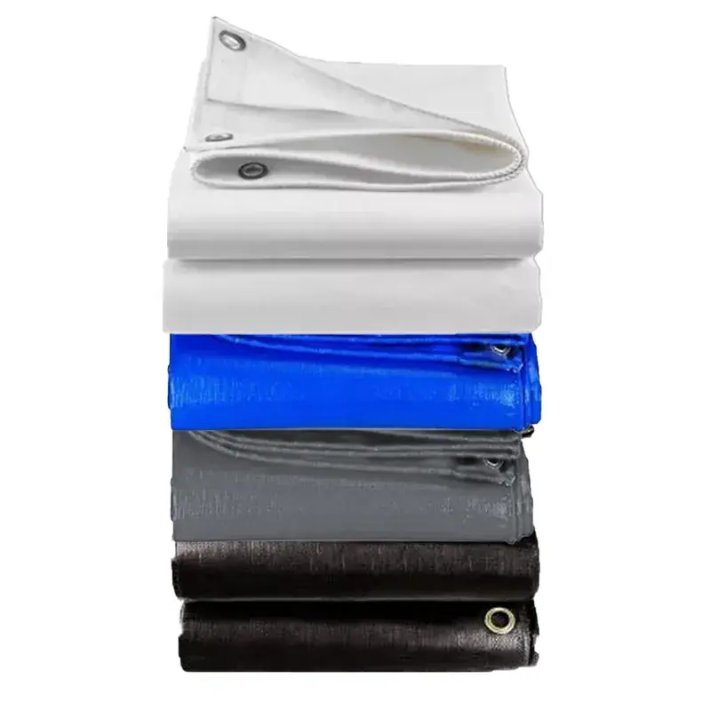 ZN Global 600 GSM 21 feet x 15 feet Nylon Fabric, PVC Coated, UV Protected, Waterproof Tarpaulin Sheet(Color-White) Wholesale
