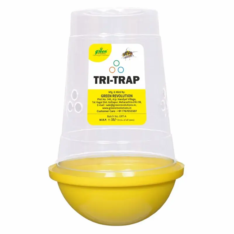 While Supplies Last Green Revolution Highly Effective TRI Trap for All Fruits and Vegetables Crop(Quantity-20 pieces)