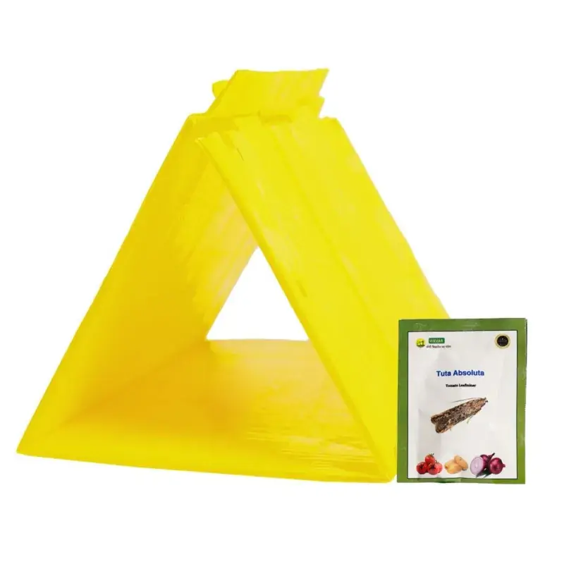 WAVAR Delta Trap with Tuta Absoluta Pheromone Lure(Pack-10 Traps with 10 Lures) Price Drop