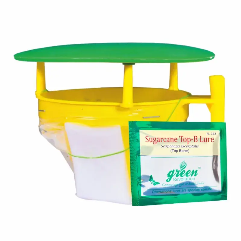 Flash Sale Green Revolution Highly Effective Funnel Trap with Sugarcane TOP-B Lure(Quantity-5 Traps and 5 Lures)