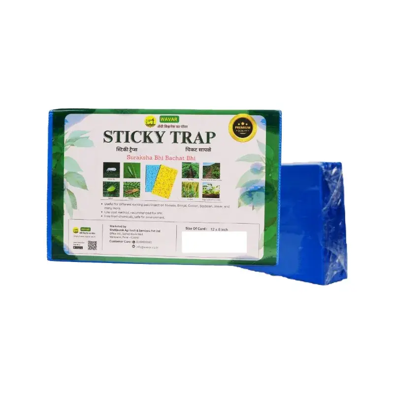 WAVAR A4 Size (12 x 8 inch) Blue Sticky Trap(Pack-Bundle of 1) Crafted