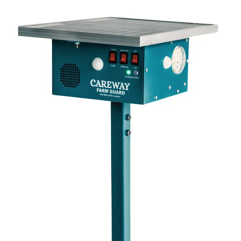 Wholesale Care Way Animal Repellent Device with Solar Powered and 360 degree Motion Detection Sensor and Stand