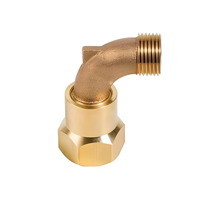 Trending Automat HT-71SE Brass Swivel Elbow for 1" Quick Compact Valve Used for Fitting Pipes