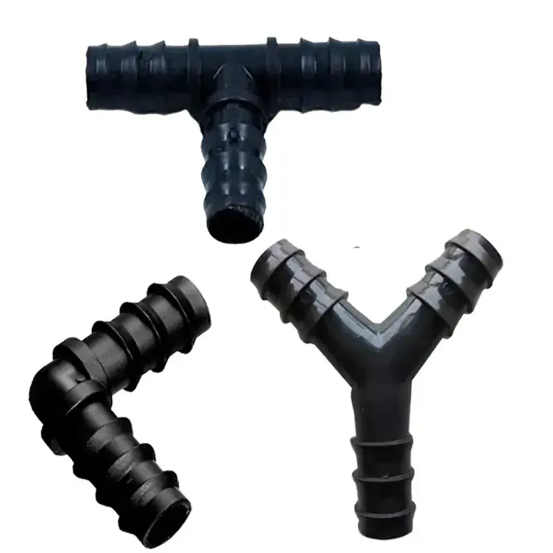 Worldwide Shipping Combo Pack of Elbow, Tee and Y Joiner for Drip Irrigation (50Pcs Each)