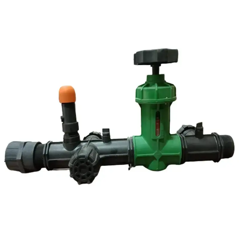 2.5 inch Header Assembly Threaded with Throttle Valve 2.5 inch Inlet and Outlet Manifold 4.0 Brand New