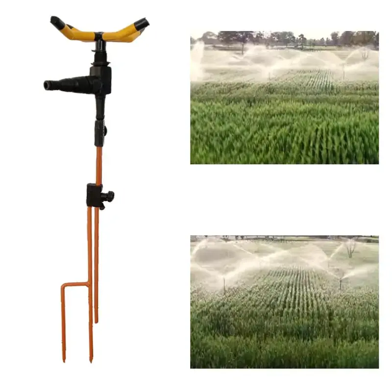 UNISON 1109Single Stage 4 Arms Adjustable Sprinkler for Agriculture Field, Lawns, Golf Courses (Pack Of 2) Express Delivery