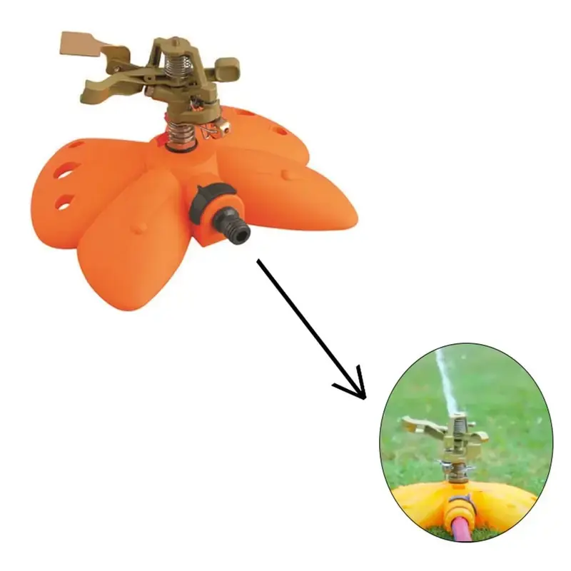 Genuine Falcon Metal Impulse Sprinkler with Butterfly Base