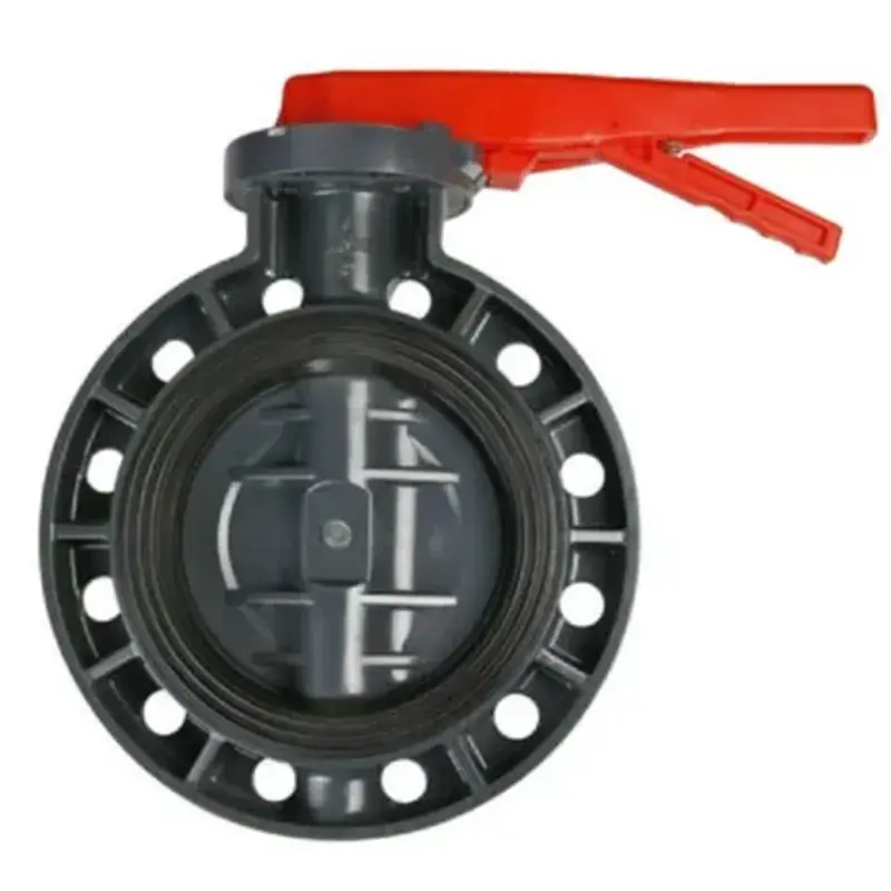 WaterSun 6 Inch PVC Butterfly Valve for Irrigation use, water treatment, chemical processing 5.0 Holiday Sale