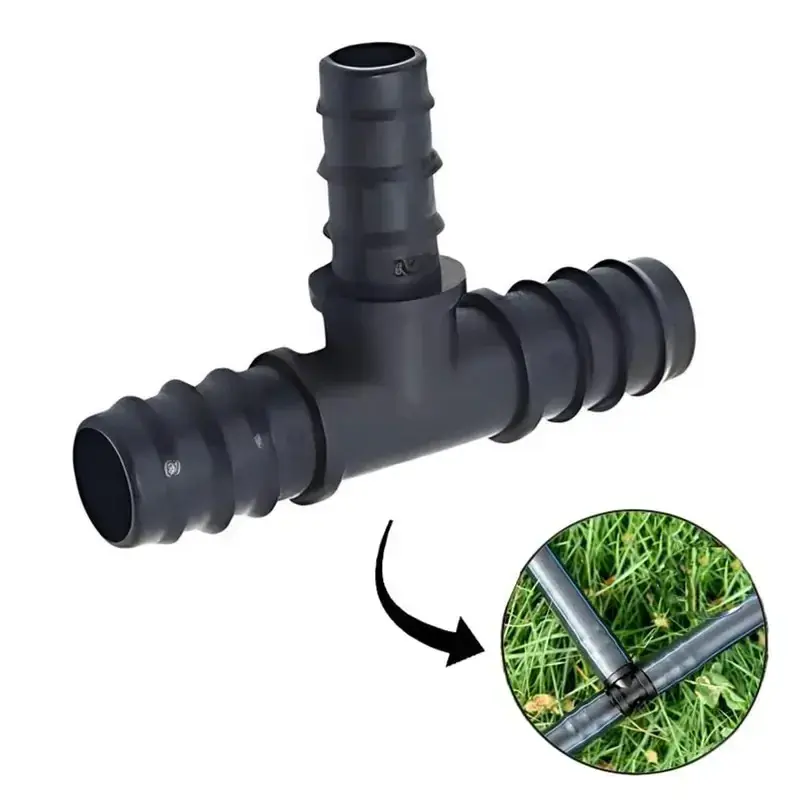 Weekend Sale SUJAY 12 mm Barbed Tee Connector ,For Drip irrigation(Pack of 200)
