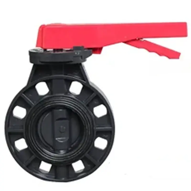 Super Sale WaterSun 2 Inch PVC Butterfly Valve for Irrigation use,water treatment, chemical processing