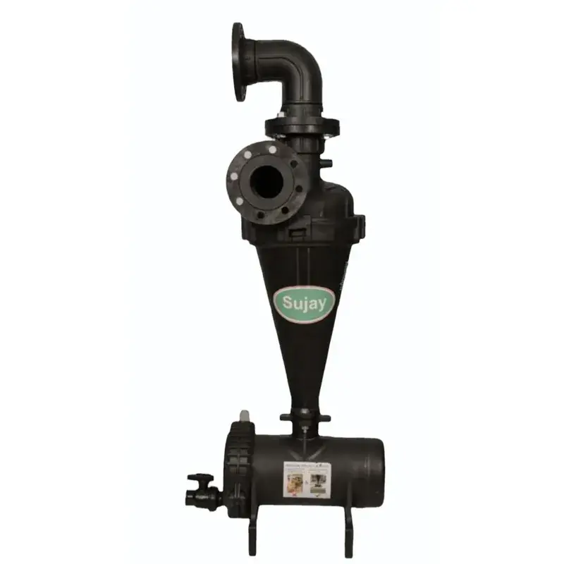 SUJAY 2.5 inch Plastic Hydro Cyclone Filter with 30 m3/h Capacity used for Water Cleaning Price Cut