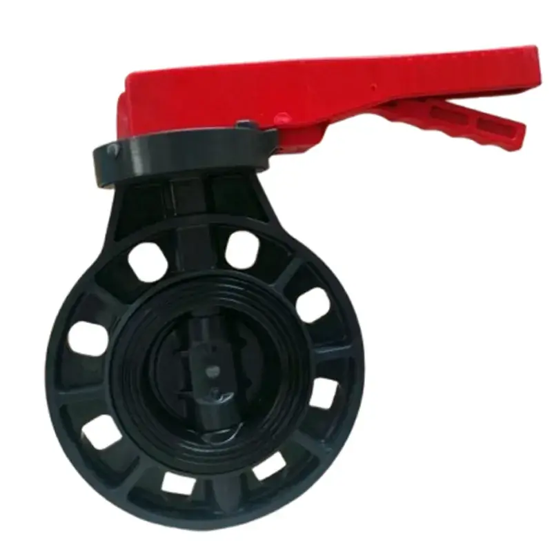 Limited Offer WaterSun 5 Inch PVC Butterfly Valve for Irrigation use, water treatment, chemical processing