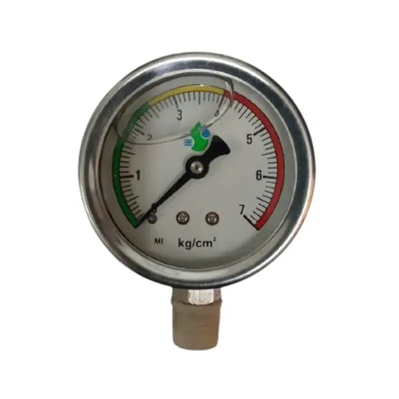 Crafted SUJAY 2.5 Inch Glycerin Filled PVC Pressure Gauge