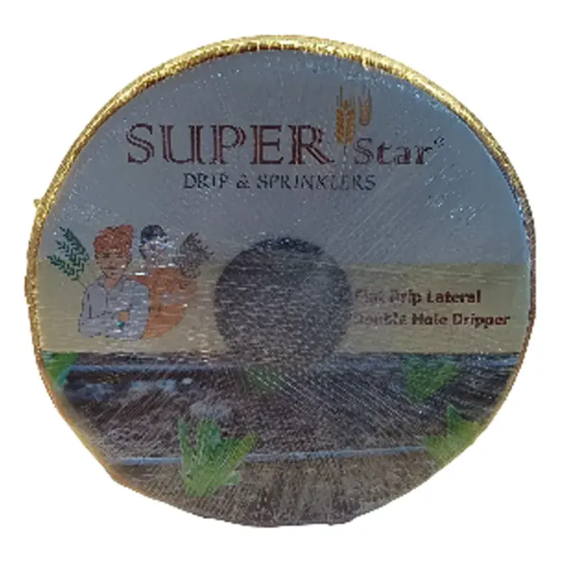Buy Today Super Star DLX Flat Emitting Pipe 16mm | 800m Roll with 30cm Hole Spacing, 0.5mm Wall & 4LPM Efficient Water Discharge