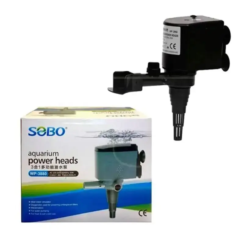 High Quality SOBO WP-3880 Aquarium Power Head, Flow Rate 2500 L/hr 5.0
