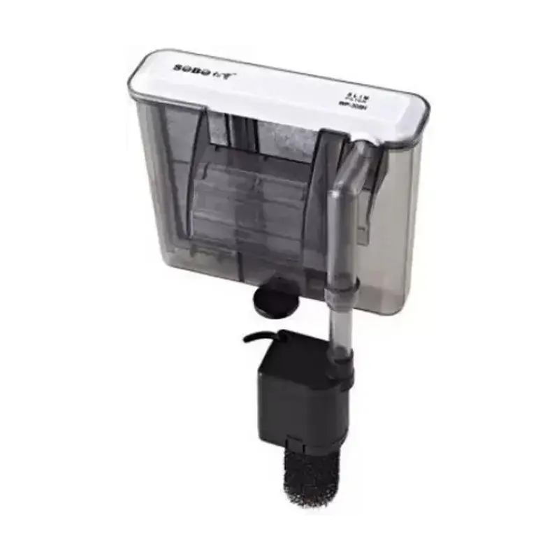 SOBO WP-408H Slim Hang On Filter Power Aquarium Filter for Salt Water and Fresh Water Certified