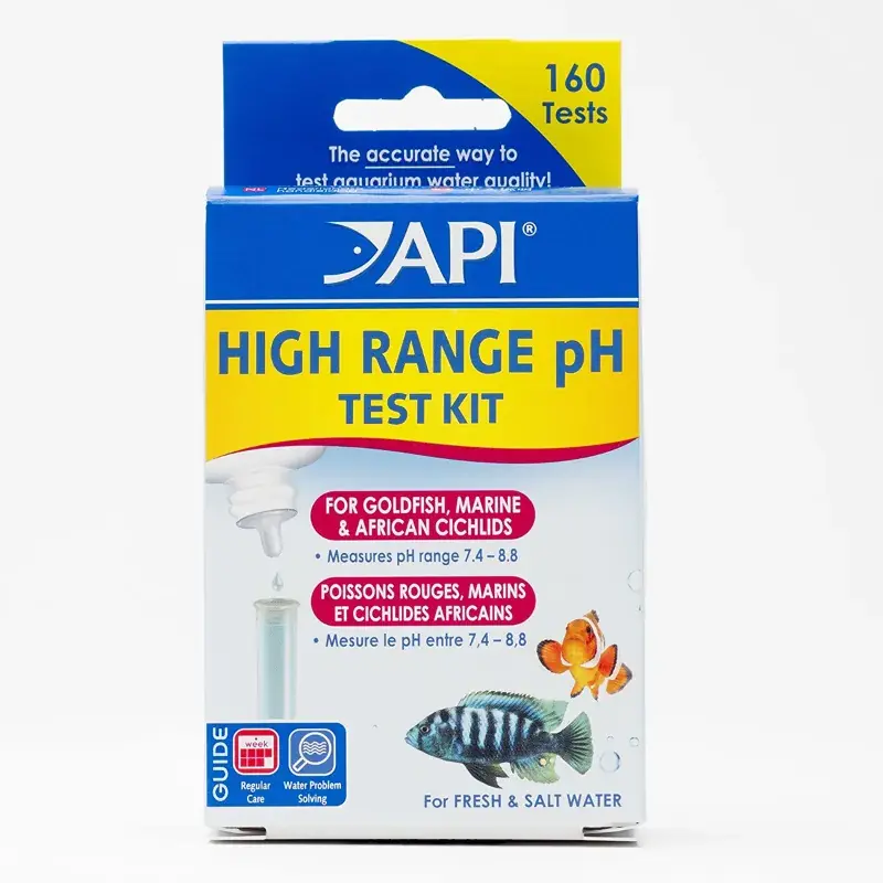 API High Range Fishcare Ph Test Kit for Aquariums Brand New