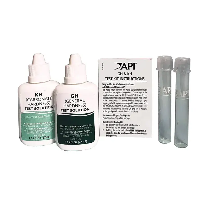 Professional Grade API Aquarium Pharmaceuticals MARS Fishcare Gh and Kh Test Kit