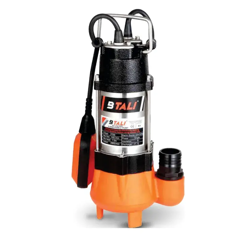 BTALI (BT 250 SPF) 0.5 HP(375W) 150LPM Submersible Sewage Pump With 7.5M Max. Head Latest